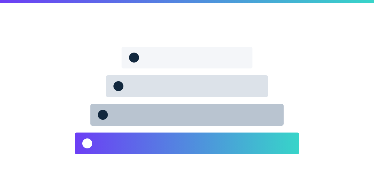 Abstract graphic of four stacked audit layers with the base layer highlighted