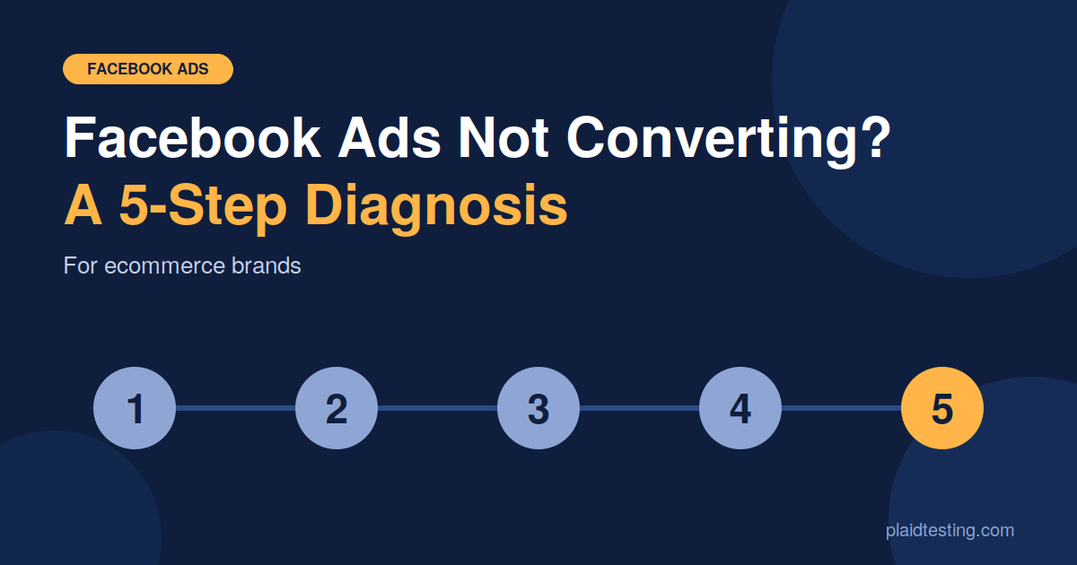 facebook ads not convertinG